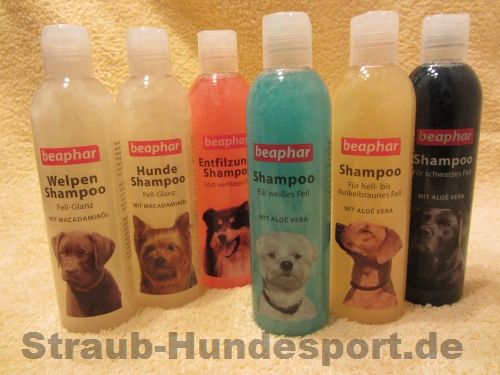 Diverse Hundeshampoos von Beaphar vertreiben wir demnächst in unserem Onlineshop.